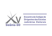 Logo do XV Encontro do Colégio de Diretores das Escolas Judiciárias Eleitorais